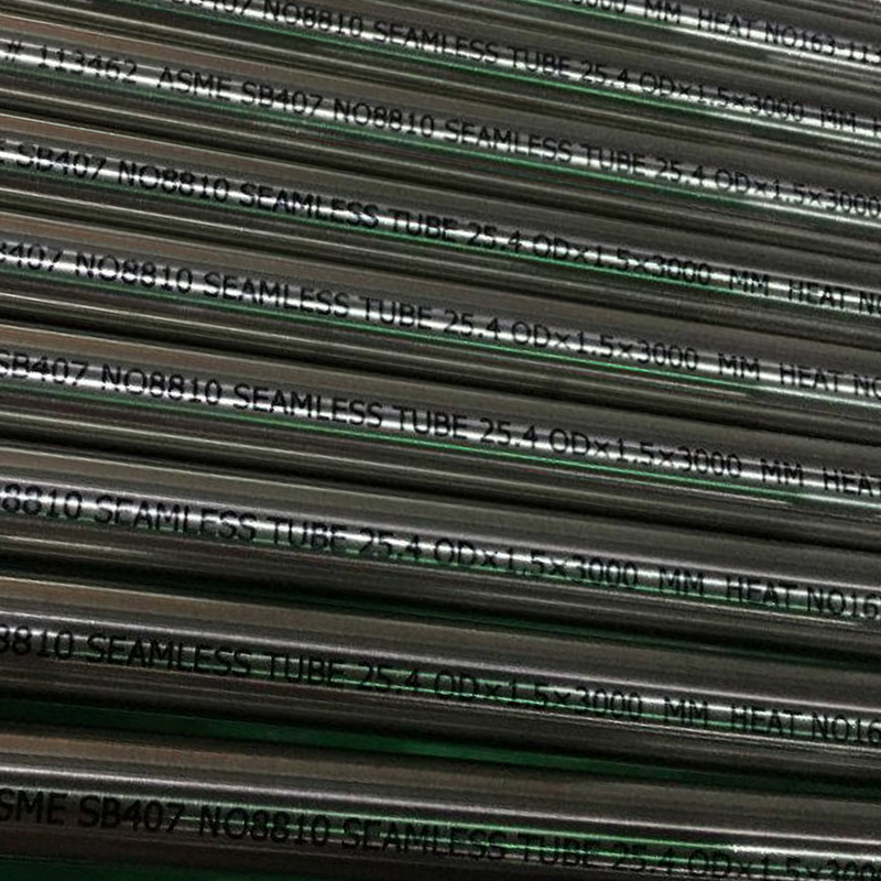 B407/B163 NICKEL ALLOY 800/800H/800HT SEAMLESS PIPES/TUBE