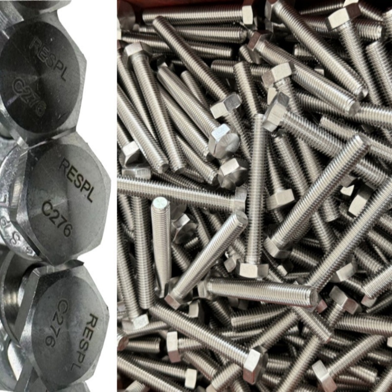 NICKEL ALLOY C276 HEX BOLTS